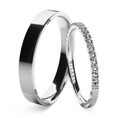 Wedding rings white gold AriaI