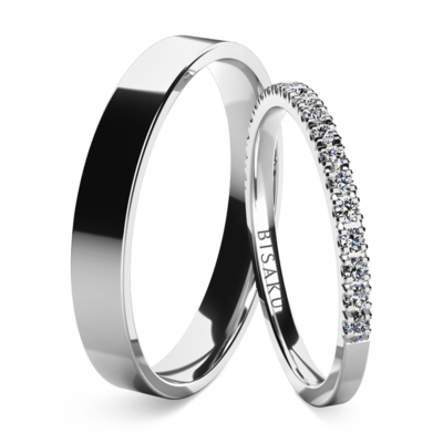 Wedding rings white gold AriaIII