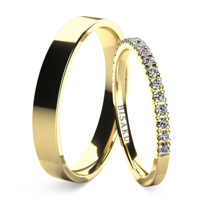Wedding rings yellow gold AriaIII