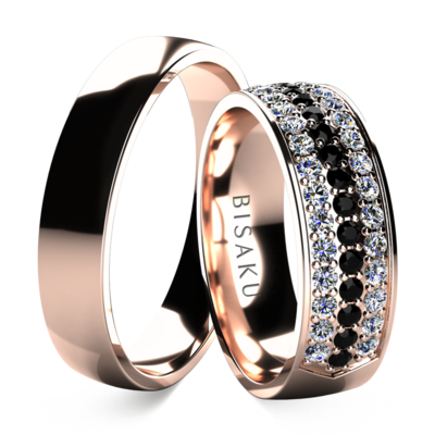 Wedding rings rose gold Umar