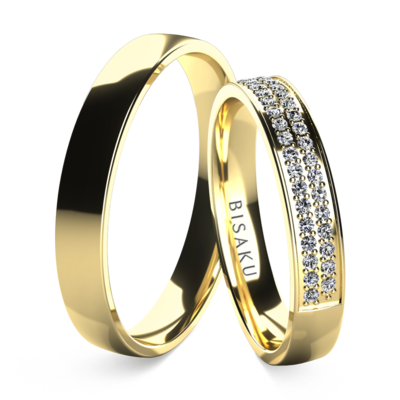 Wedding rings yellow gold HeidiII