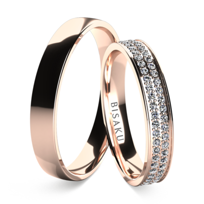 Wedding rings rose gold HeidiI