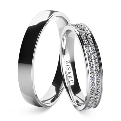 Wedding rings white gold HeidiI