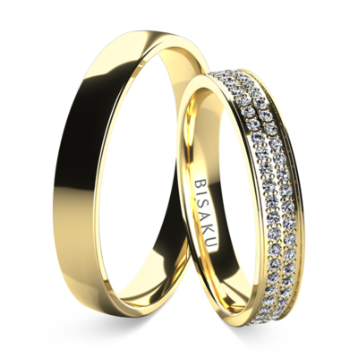 Wedding rings yellow gold HeidiI