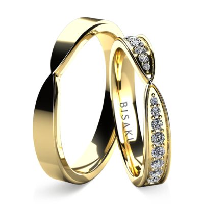 Wedding rings yellow gold Millie