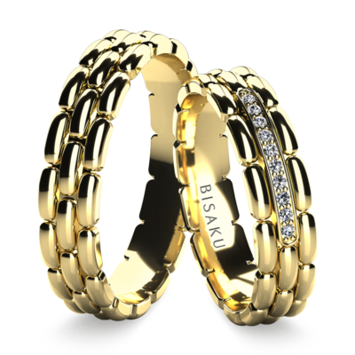 Wedding rings yellow gold Zosia
