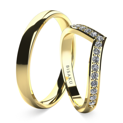 Wedding rings yellow gold VeraI