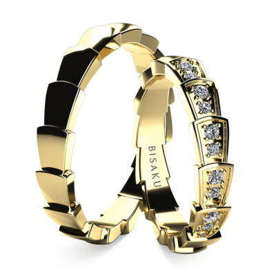 Wedding rings yellow gold Capri