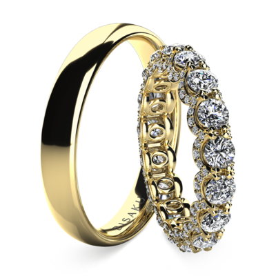 Wedding rings yellow gold Marielle