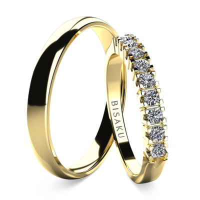 Wedding rings yellow gold NarcisI