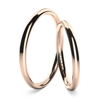 Wedding rings rose gold IvyClassicI