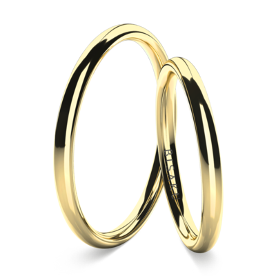Wedding rings yellow gold IvyClassicI