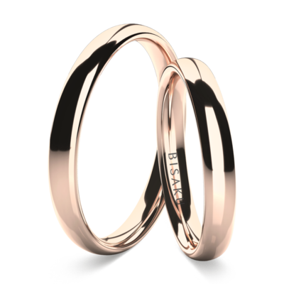 Wedding rings rose gold IvyClassicII