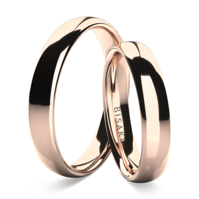 Wedding rings rose gold IvyClassicIII