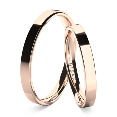 Wedding rings rose gold JacobClassicI