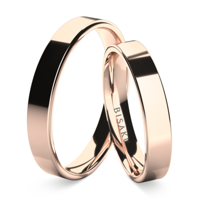 Wedding rings rose gold JacobClassicII