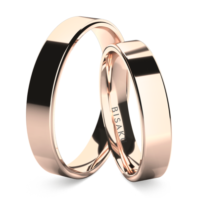 Wedding rings rose gold JacobClassicIII