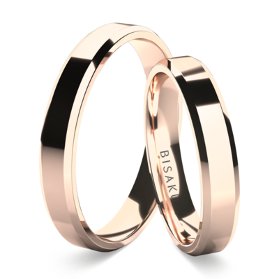 Wedding rings rose gold DionClassicI