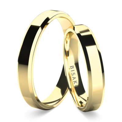 Wedding rings yellow gold DionClassicI