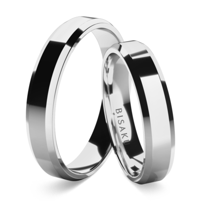 Wedding rings white gold DionClassicII