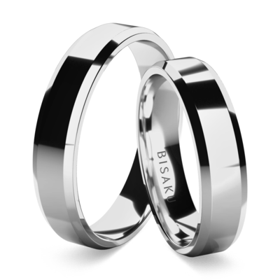 Wedding rings white gold DionClassicIII