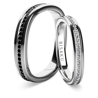 Wedding rings white gold Ilias