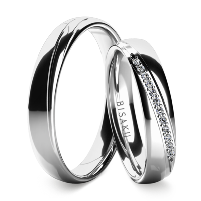 Wedding rings white gold Penelope