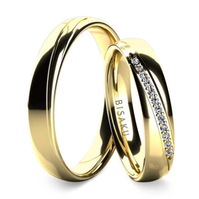 Wedding rings yellow gold Penelope